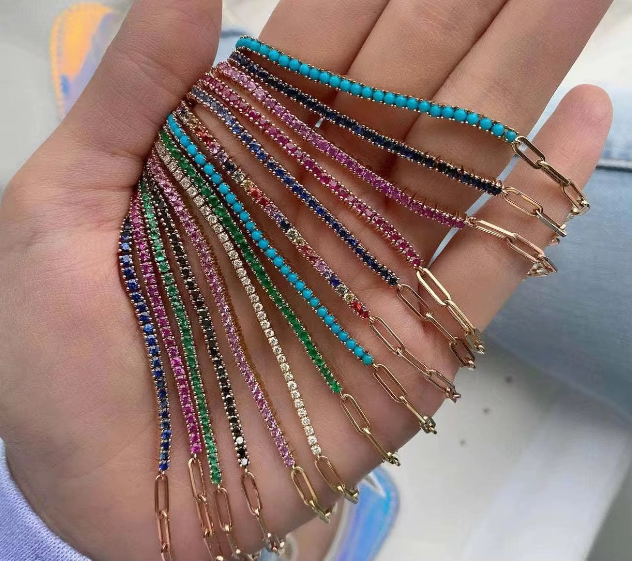 Link Up Tennis Bracelet
