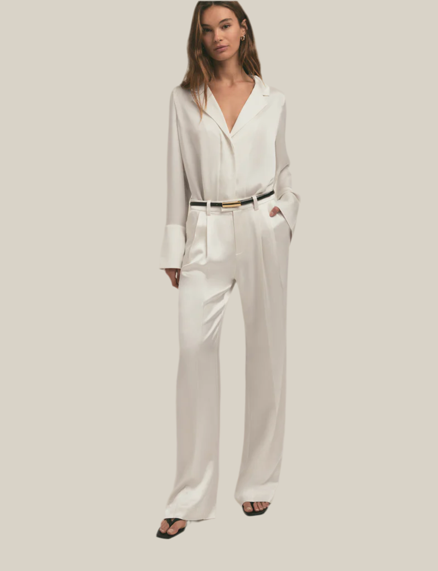 The Low Favorite Satin Pant- Favorite Daughter