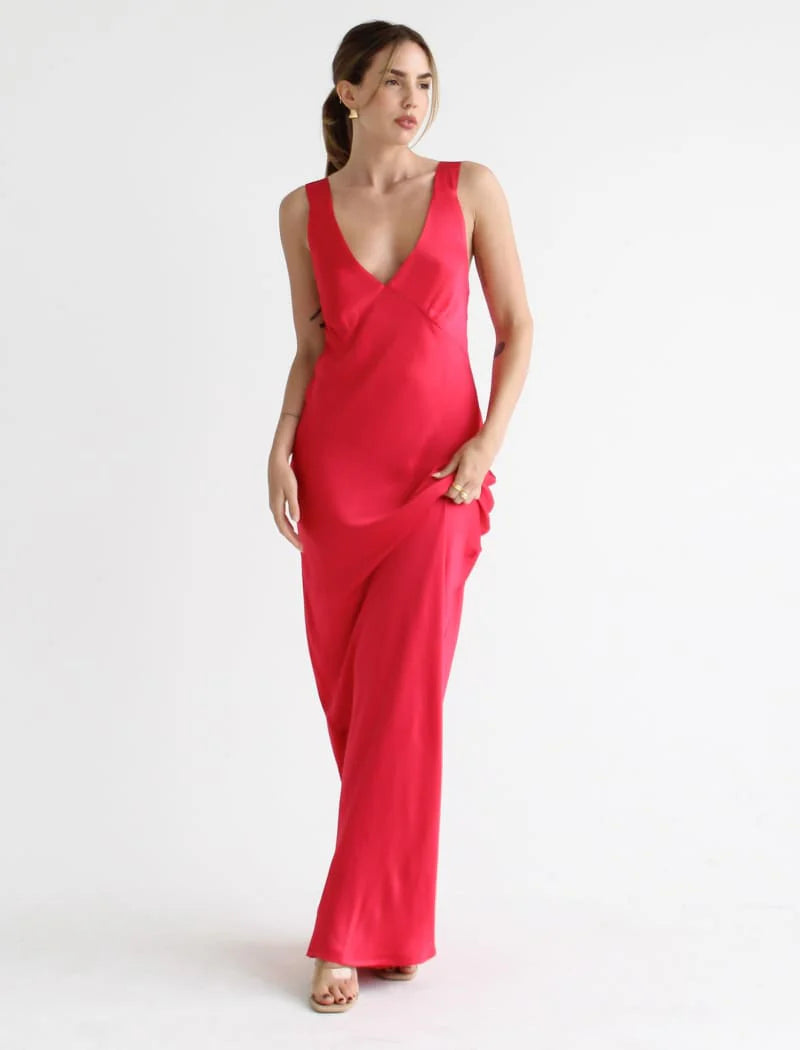 Sunset Strip Maxi -Red