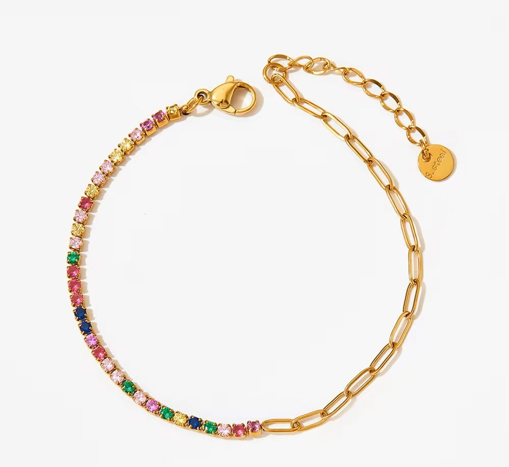 Link Up Tennis Bracelet