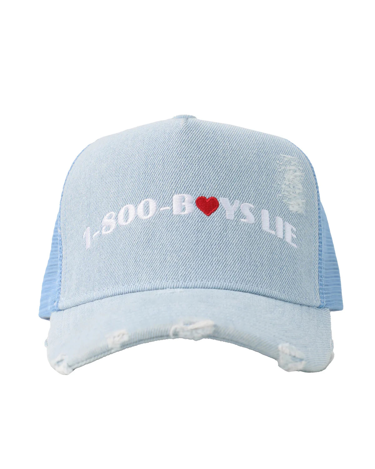 Denim 1-800 Heart Trucker Hat - Boys Lie