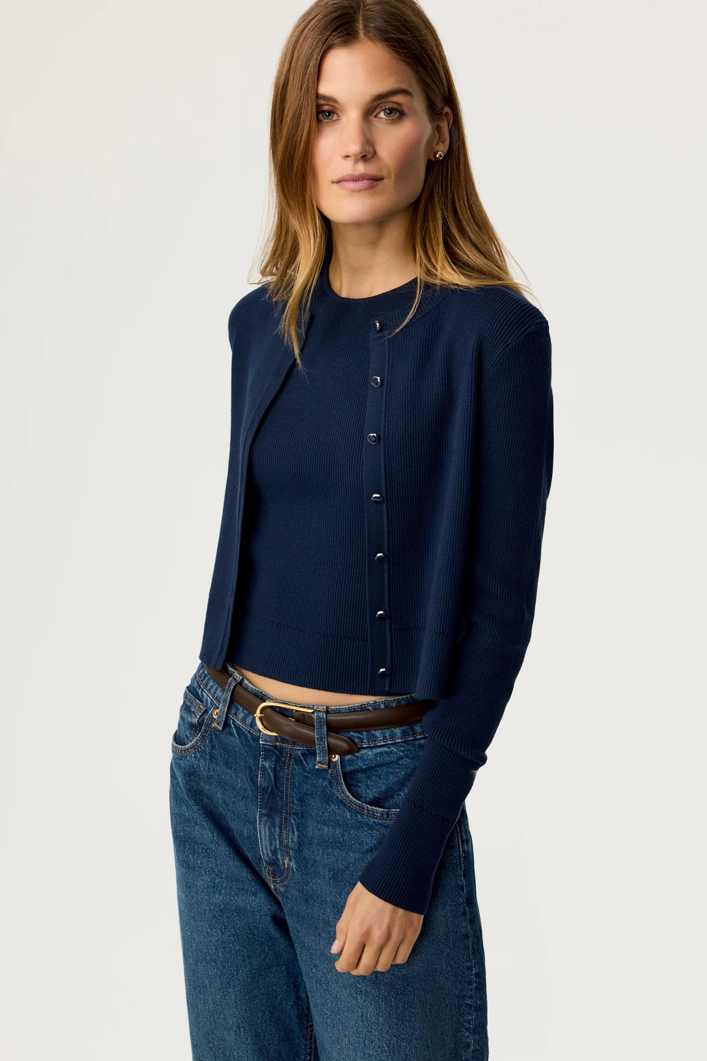 Zoe Classic Cropped Cardigan