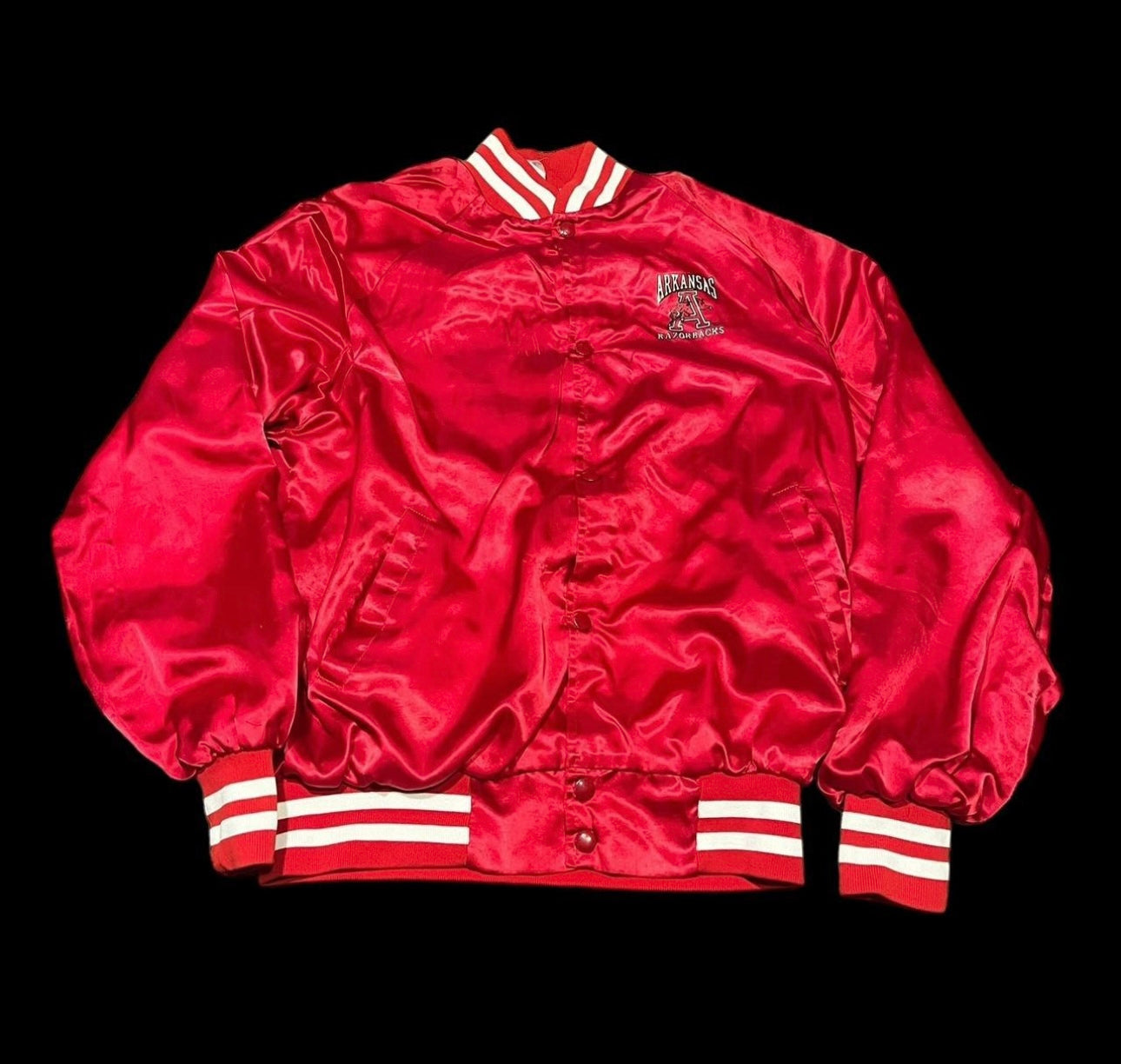 Vintage Arkansas Razorback button up jacket