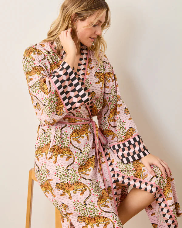 Bagheera - Satin Robe - Blush