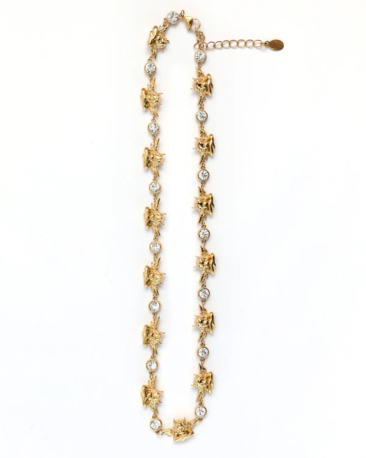 Crystal Clear Silver Necklace - Boys Lie