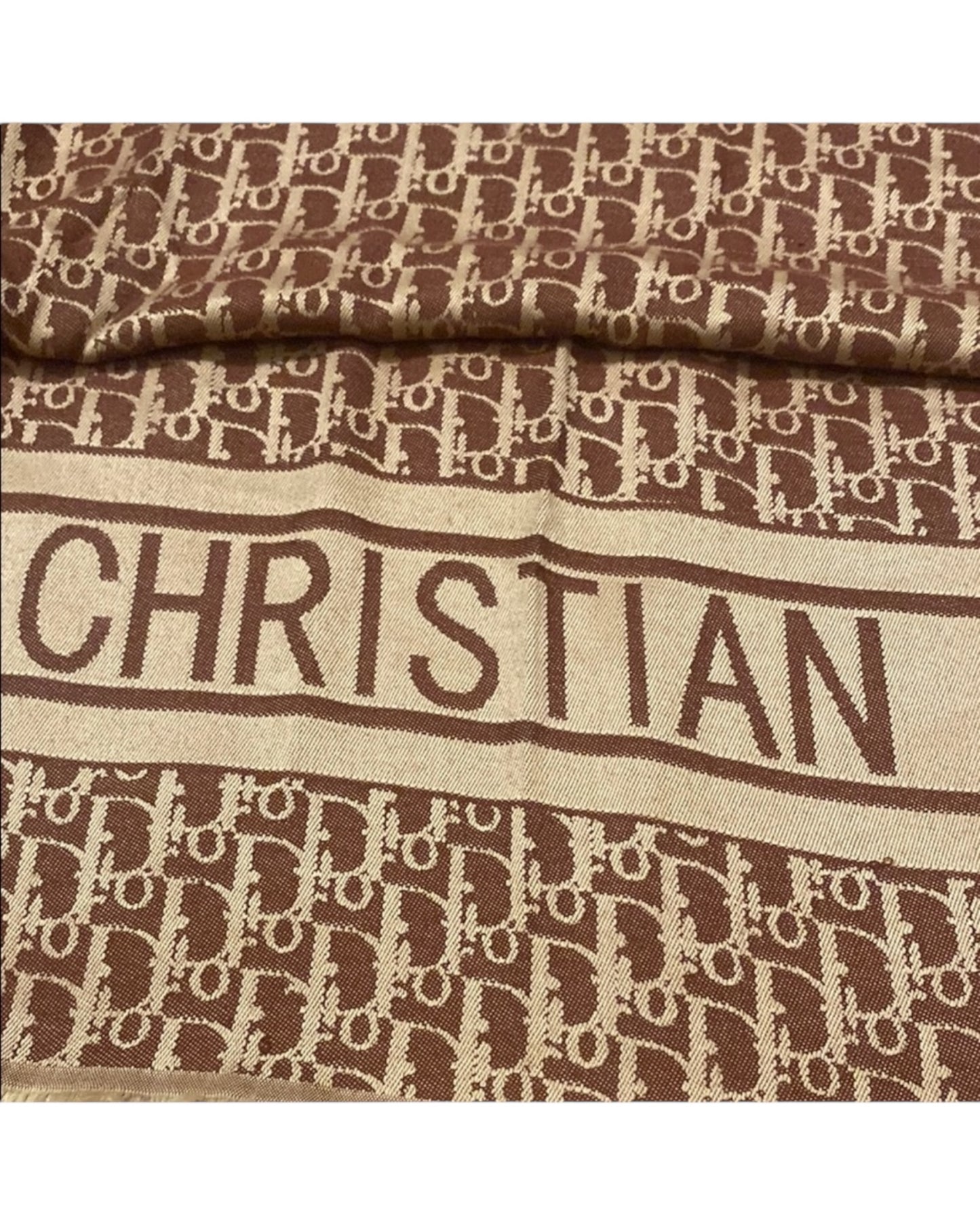 Christian Dior Tan scarf