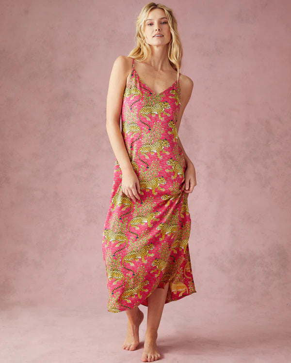 Bagheera - Satin Chic to Sleep Nightie - Print Fresh