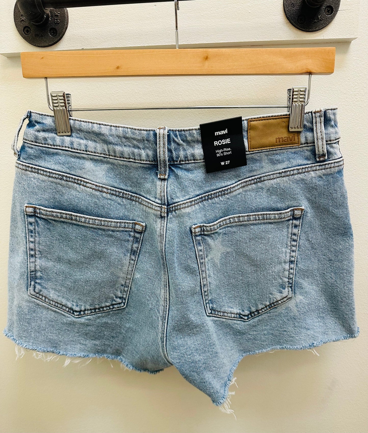 Rosie Star Denim Shorts - Mavi