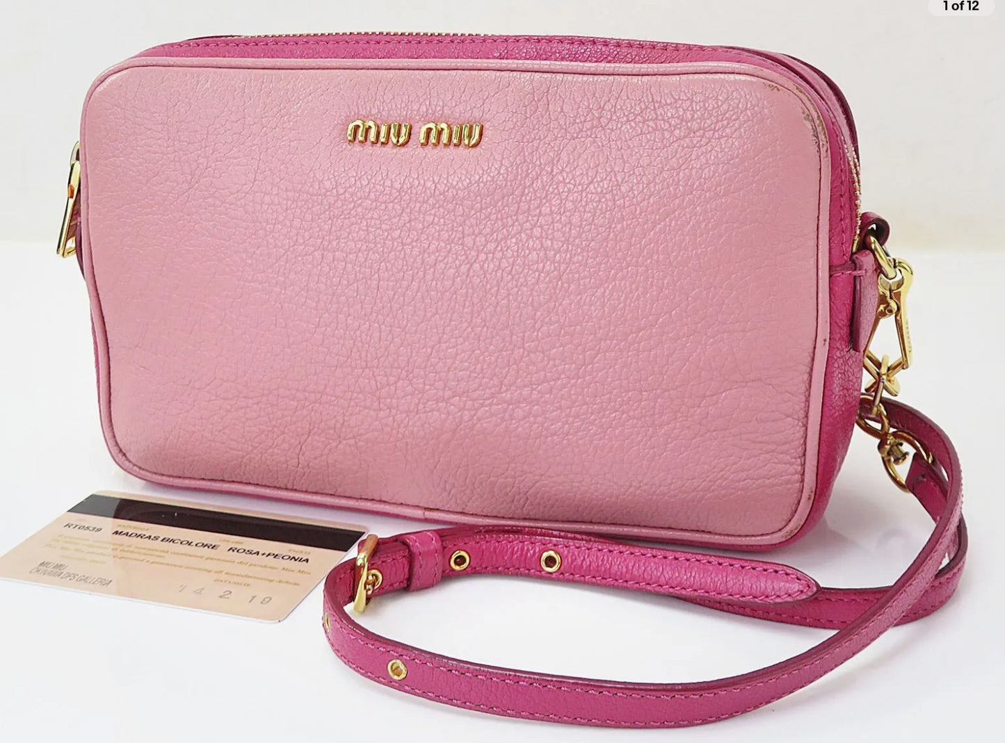 Miu Miu Pink Crossbody