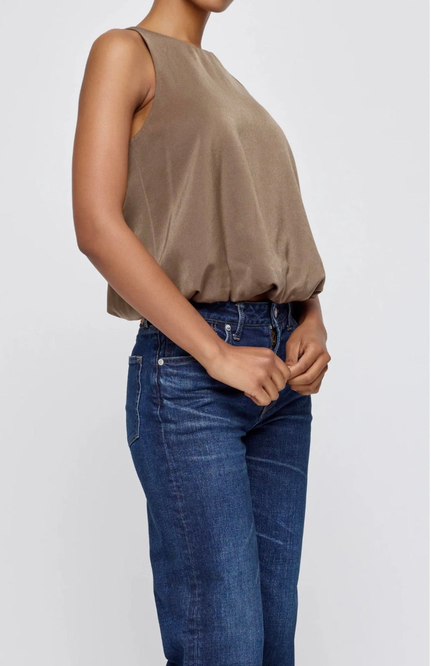 Sculpted Satin Top