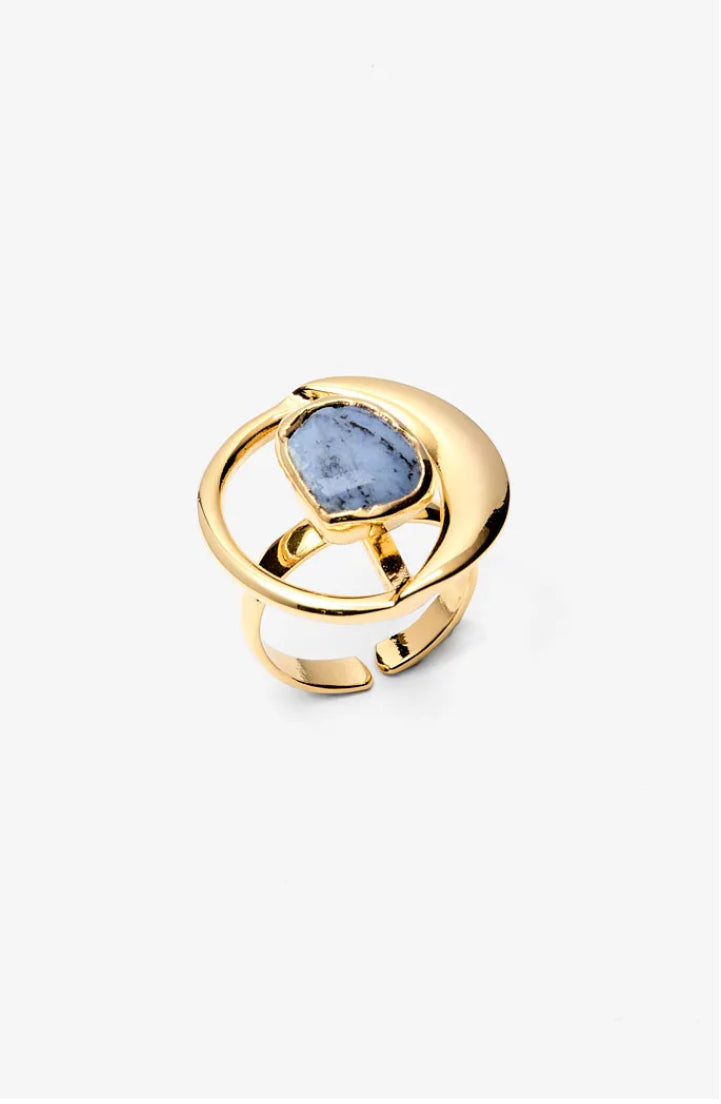 Half Moon Ring Apatite