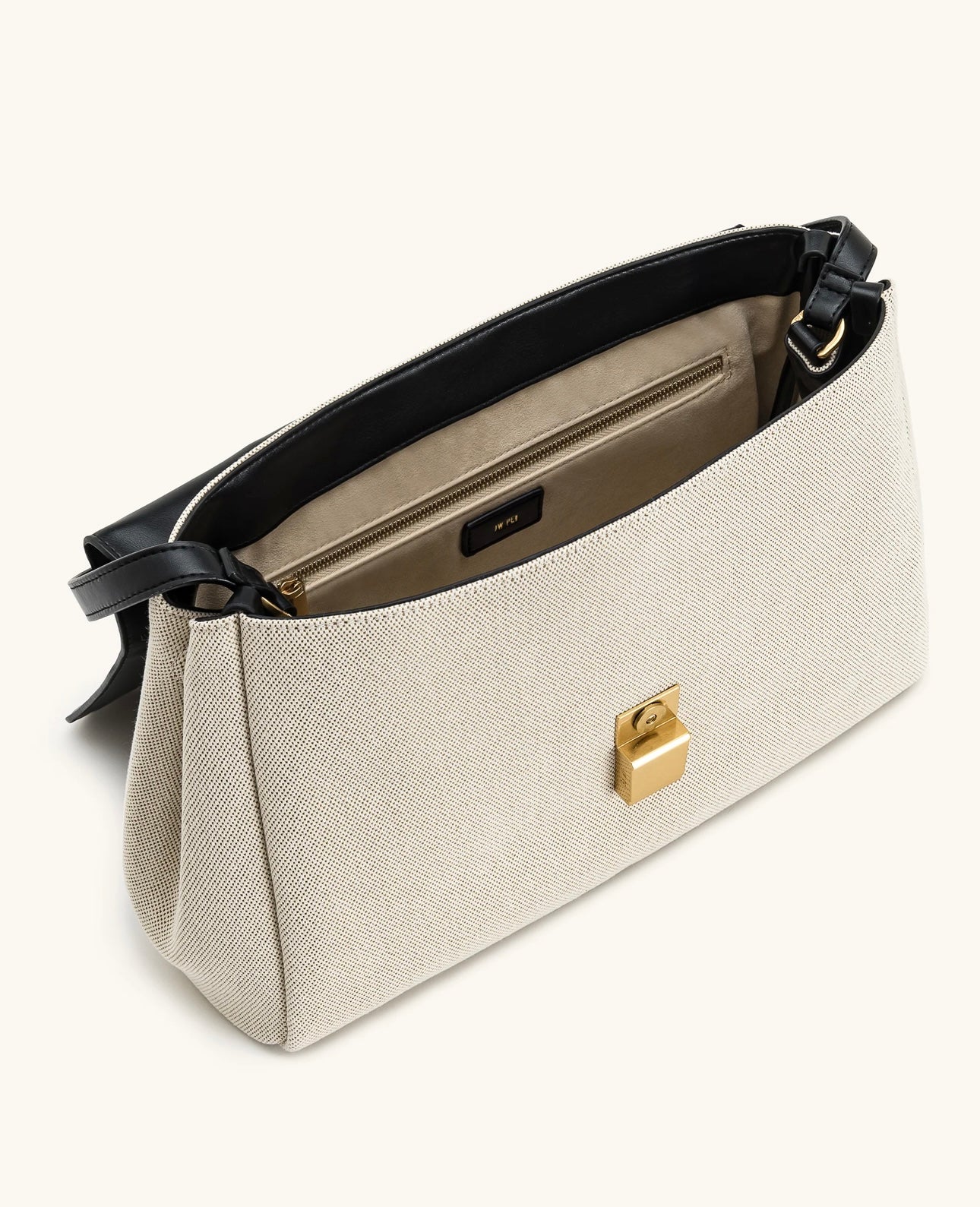 Hilary Shoulder Bag| Black Canvas