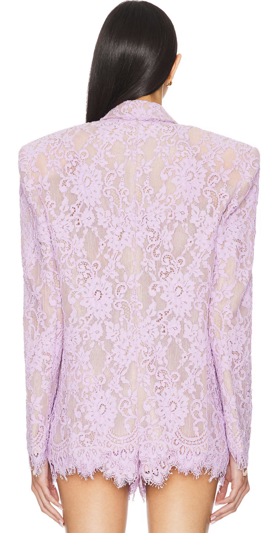 Capri Lilac Lace Blazer