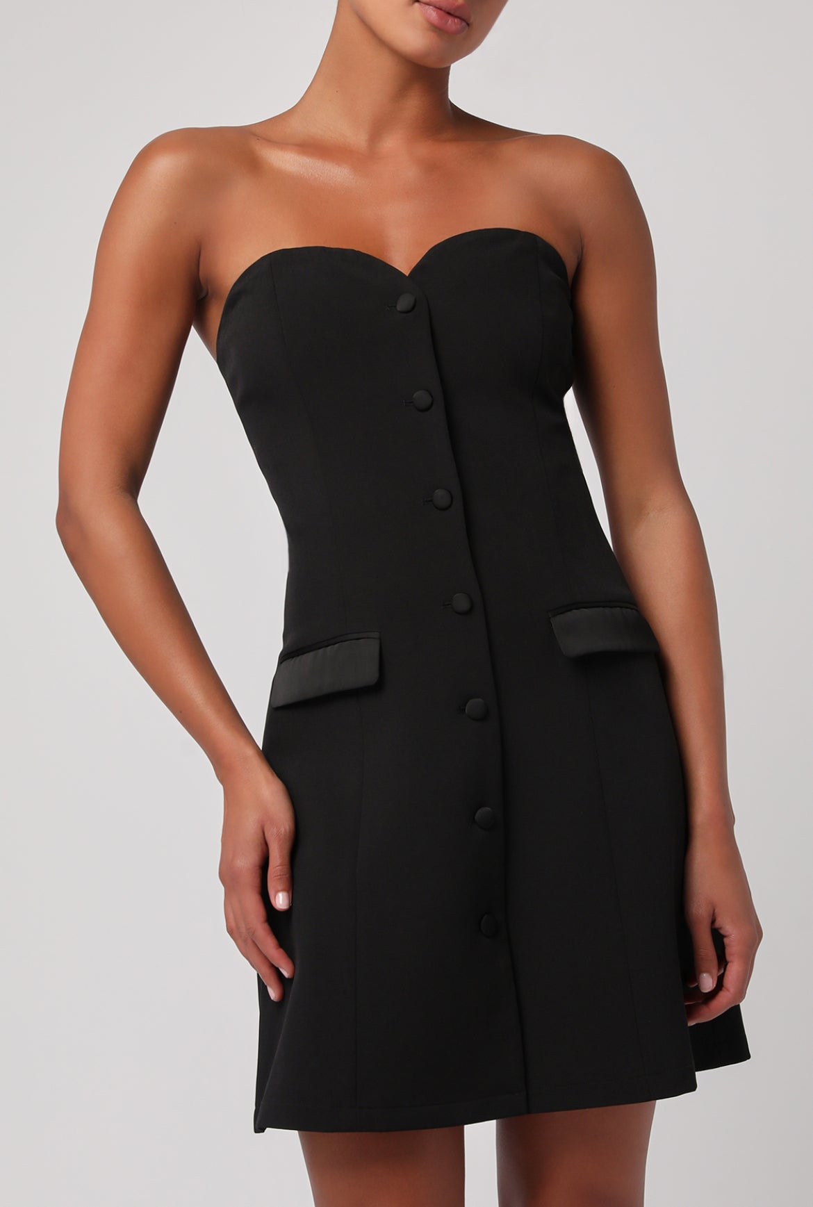 Beatrice Strapless Blazer Dress
