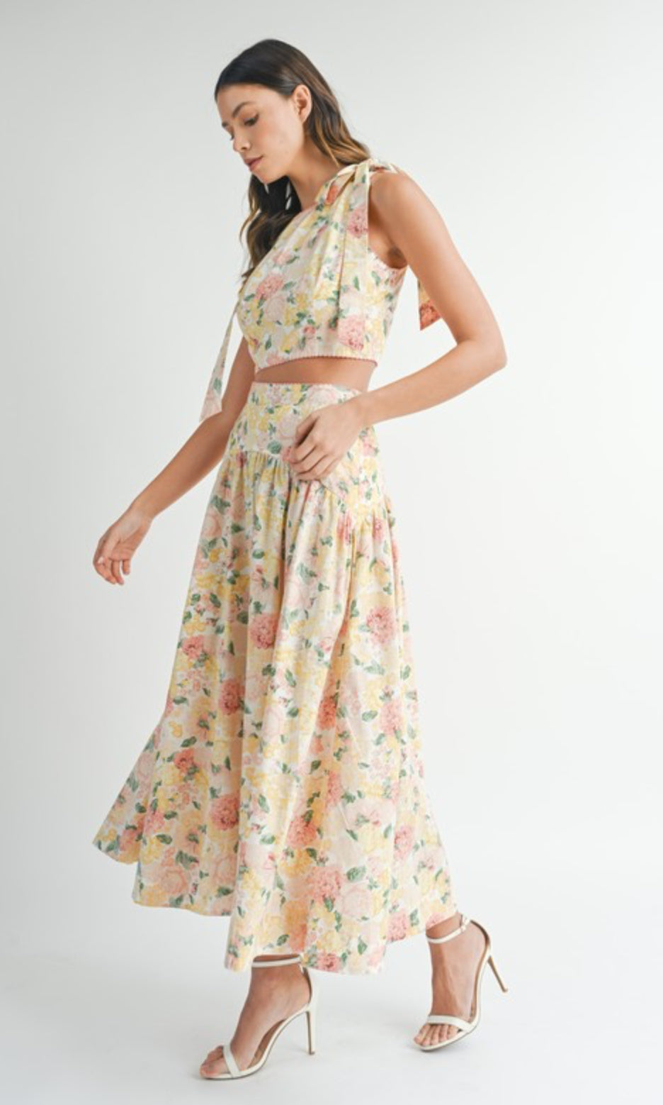 Mable Floral Skirt Set