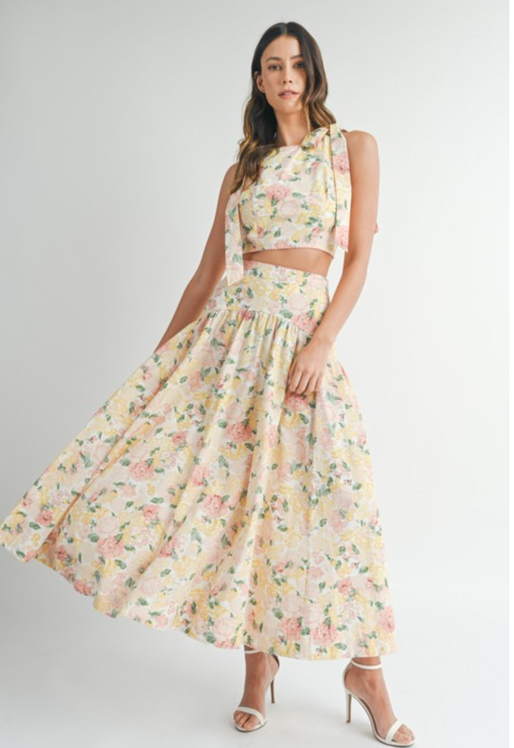 Mable Floral Skirt Set