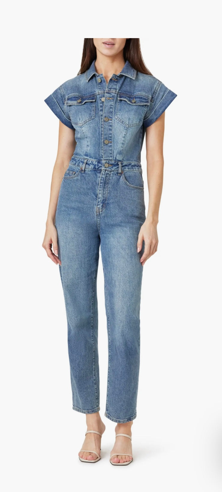 Sloane Rolled Sleeve Jumpsuit