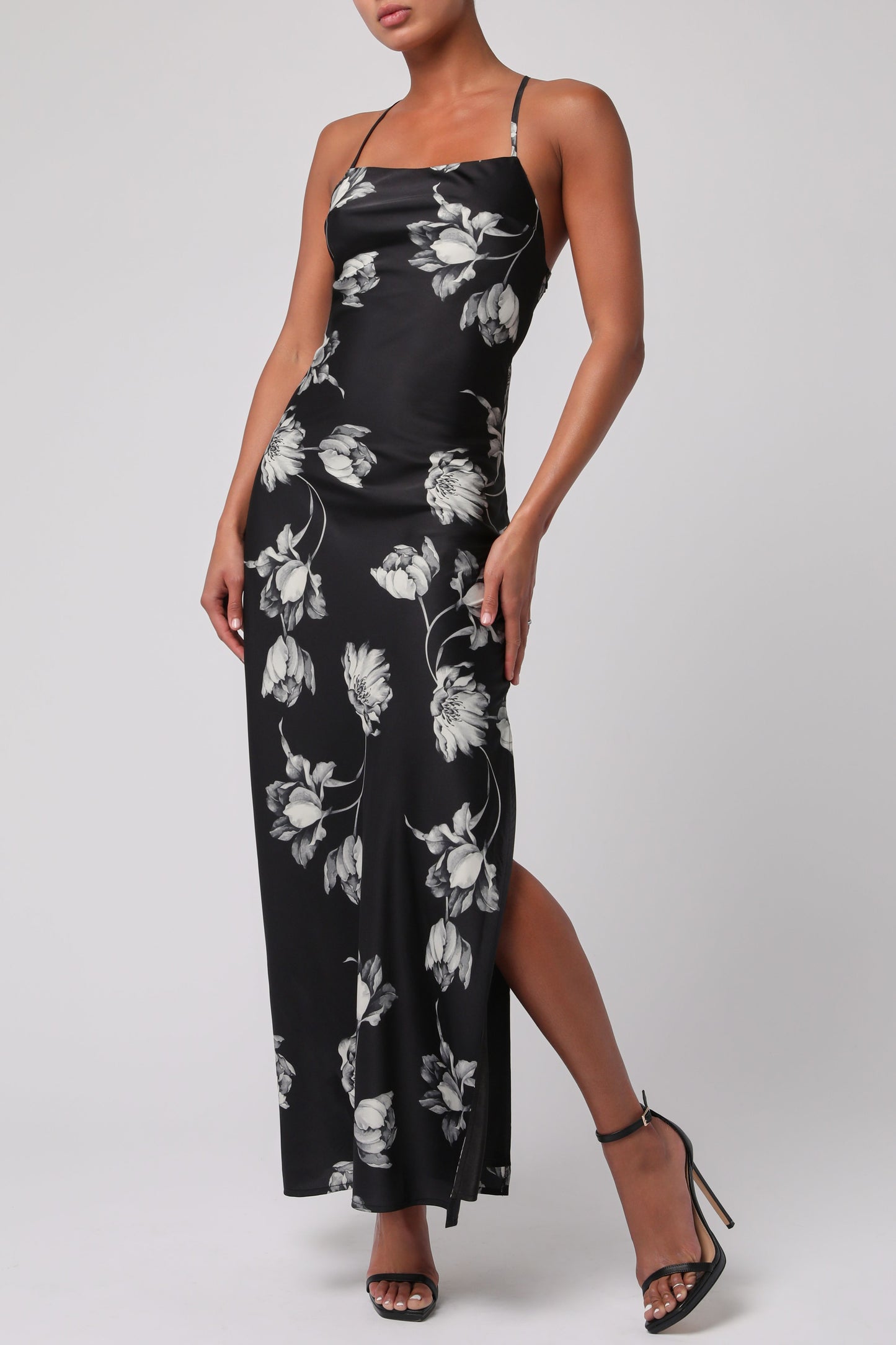 Cori Cross Back Maxi Dress
