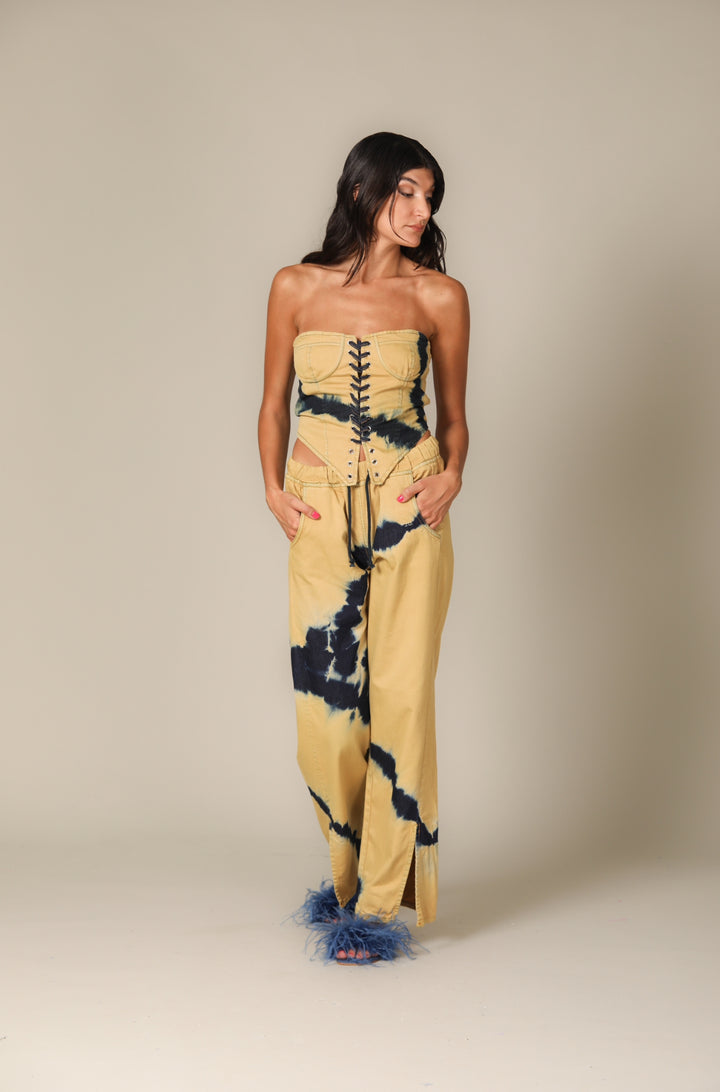 Tie Dye Denim Wide Leg - Don’t @ Me