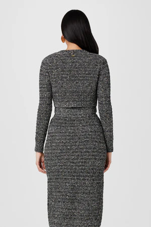MILLER EMBELLISHED POINTELLE CARDIGAN -TOCCIN