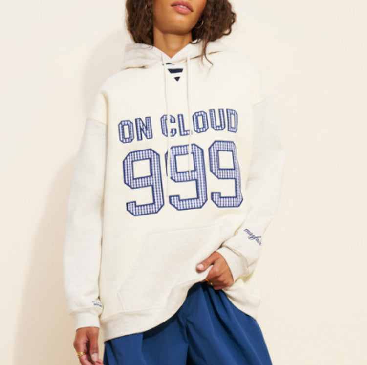 On Cloud Nine Grey Hoodie - Mayfair