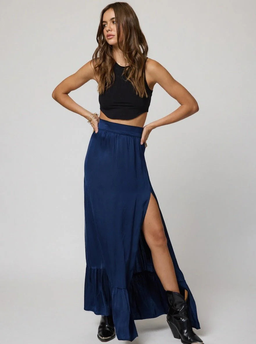 What If Maxi Skirt- Stillwater