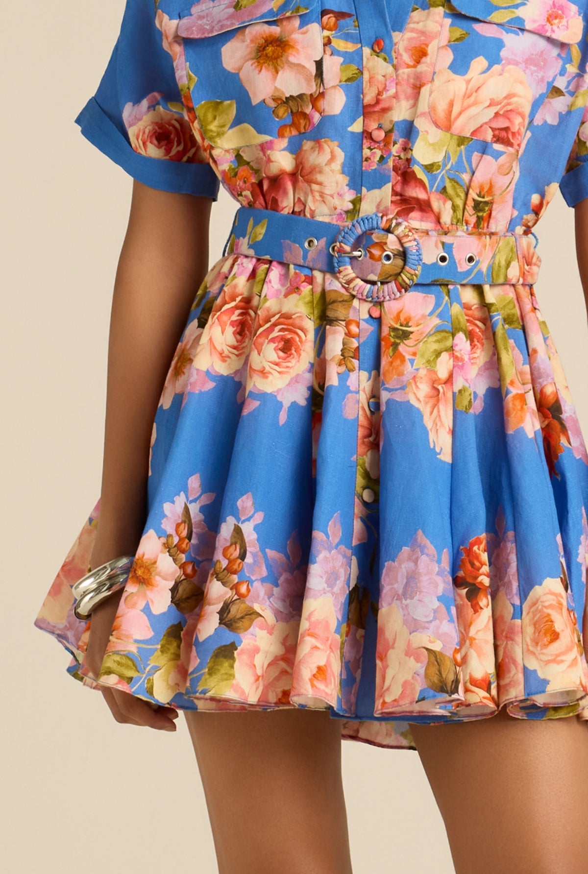 Vanya Buckle Short Dress