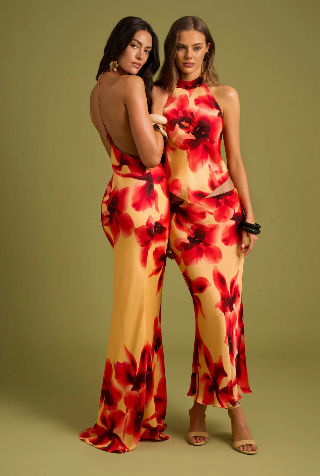 Rita Halter Neck Maxi Dress