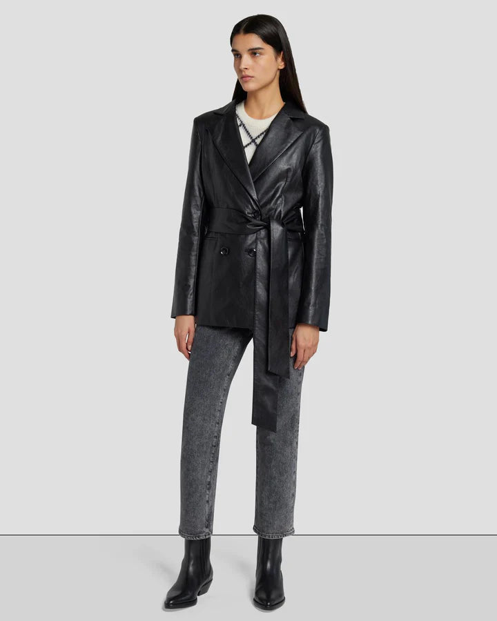 7 For All Mankind Wrap Blazer