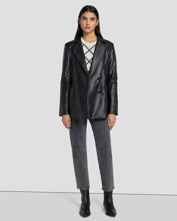 7 For All Mankind Wrap Blazer
