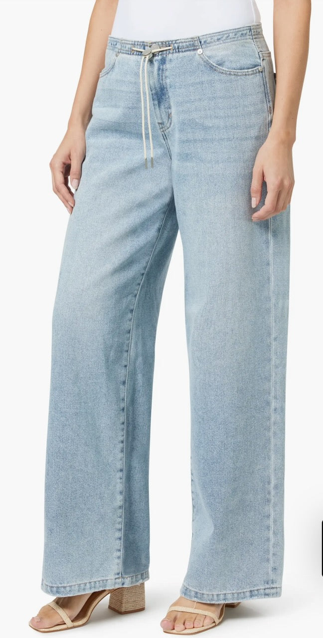 Jade Drawstring Wide Leg Jeans Habitual