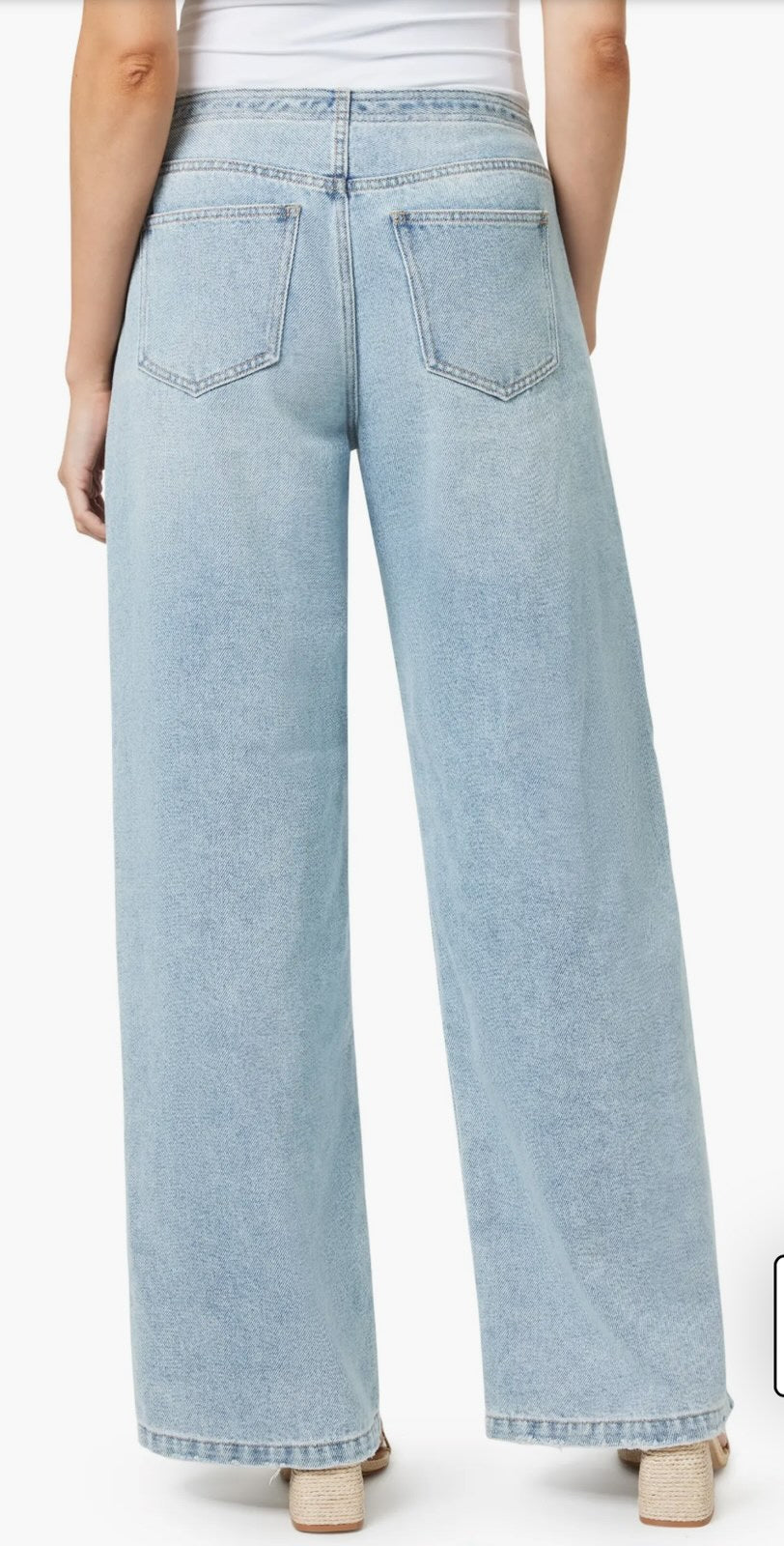 Jade Drawstring Wide Leg Jeans Habitual