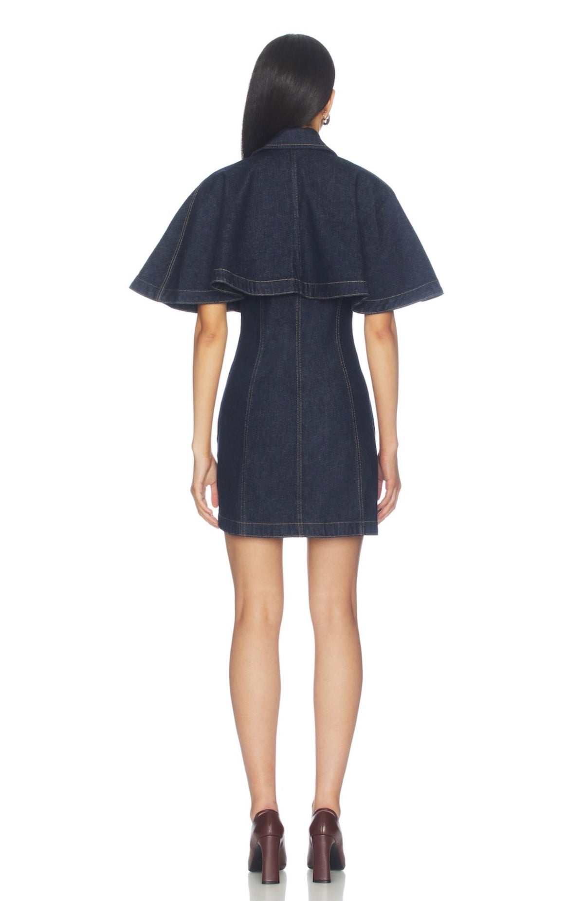 Shreya Mini Cape Dress