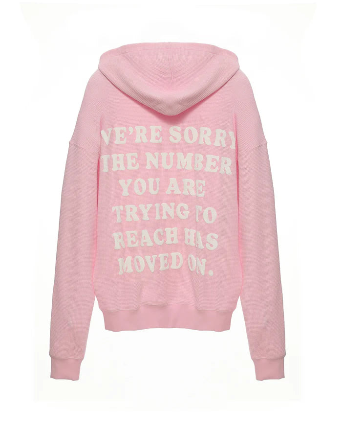 PINK 1-800 REVAMPED RACER HOODIE