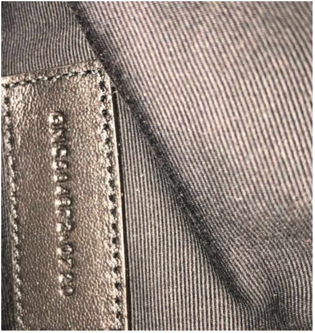Saint Laurent Classic Monogram Zip Bill Pouch Matelasse Chevron Leather Medium
