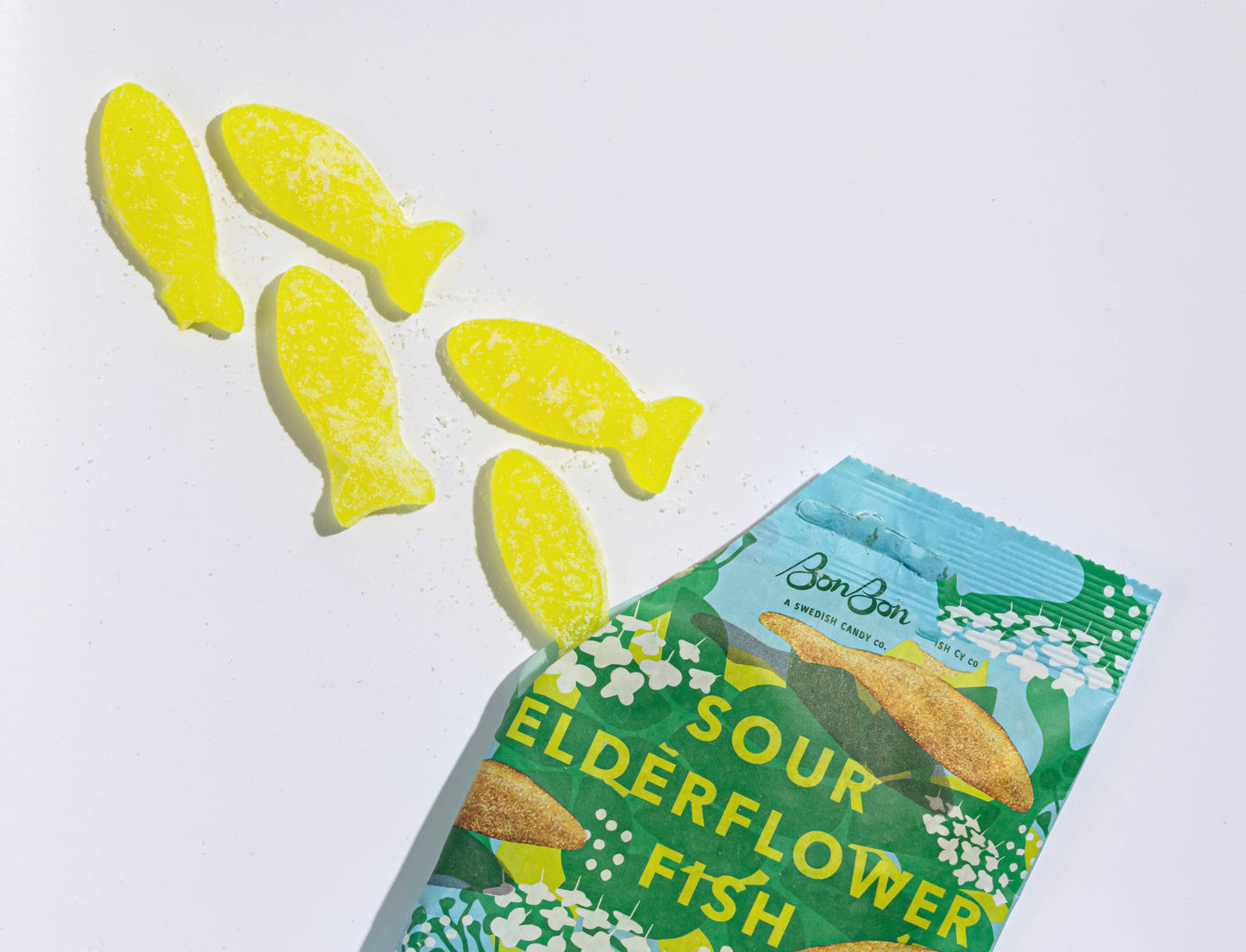 BonBon NYC - Sour Elderflower Fish - Swedish Candy 5.2oz (150g)