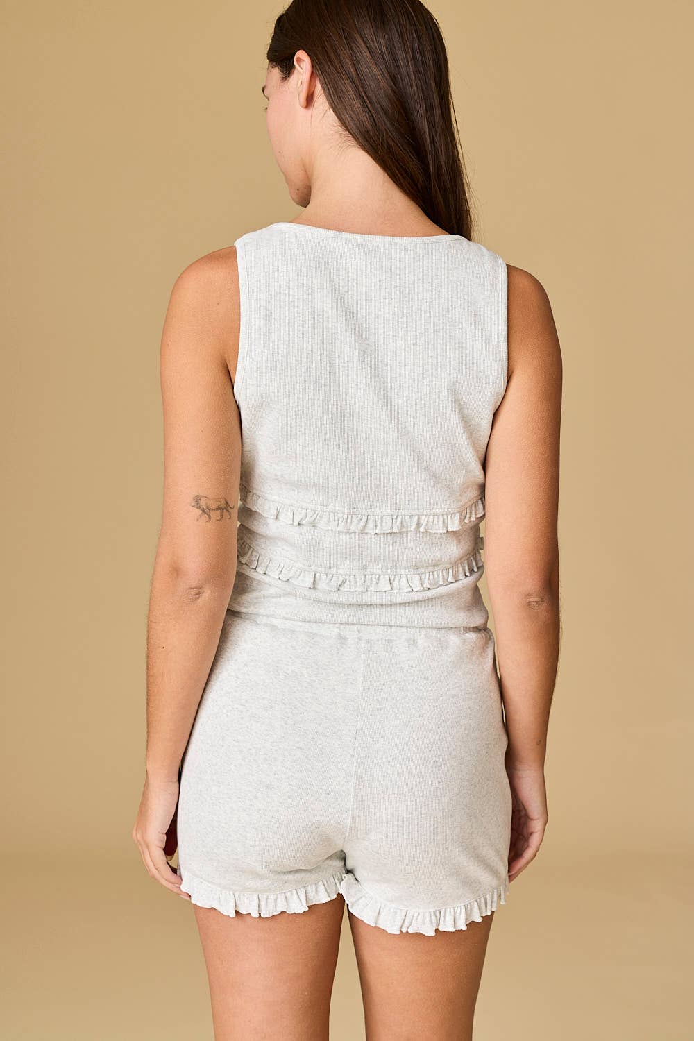 Sarah Ruffle Knit Set