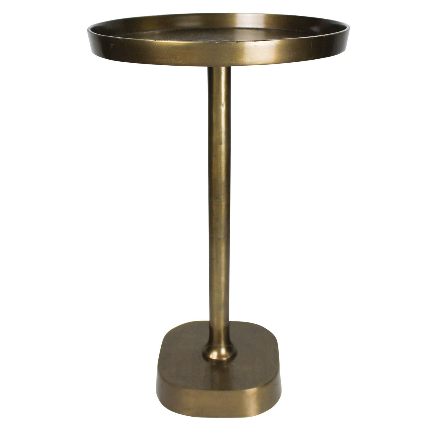 Fulton Side Table, Brass