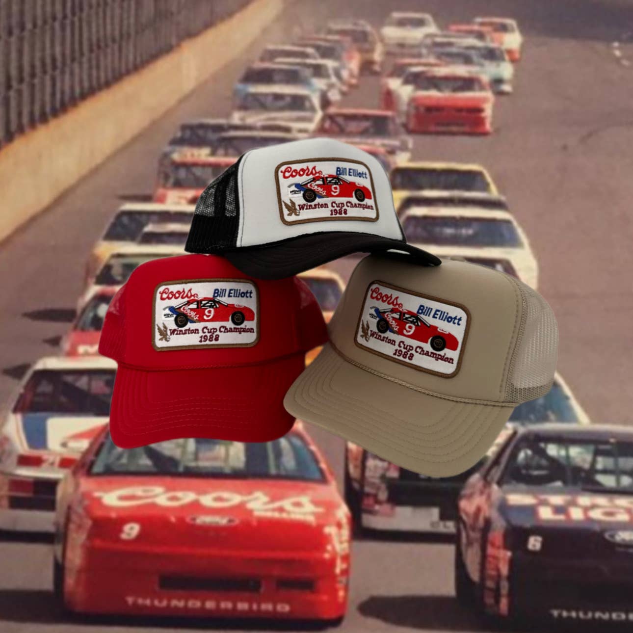 Electric Label Vintage Racing Trucker