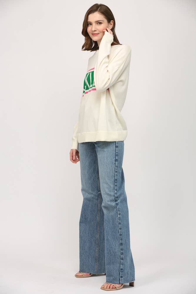 FATE - PICKLEBALL CREW NECK SWEATER FW14064