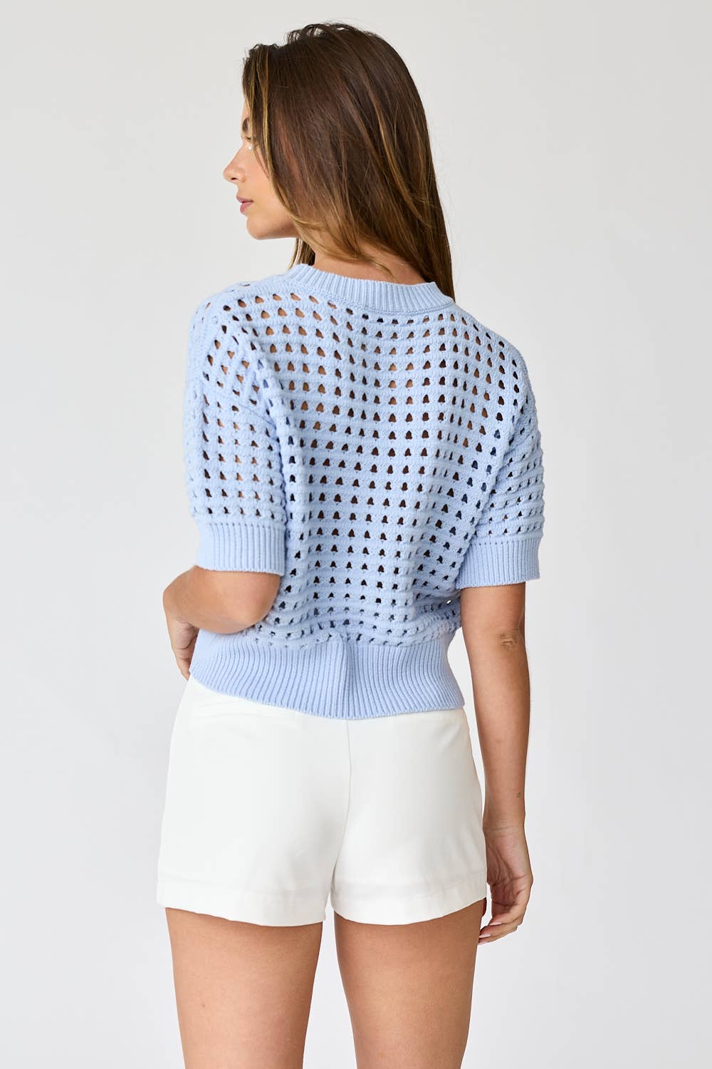 Alina Cropped Crochet Top