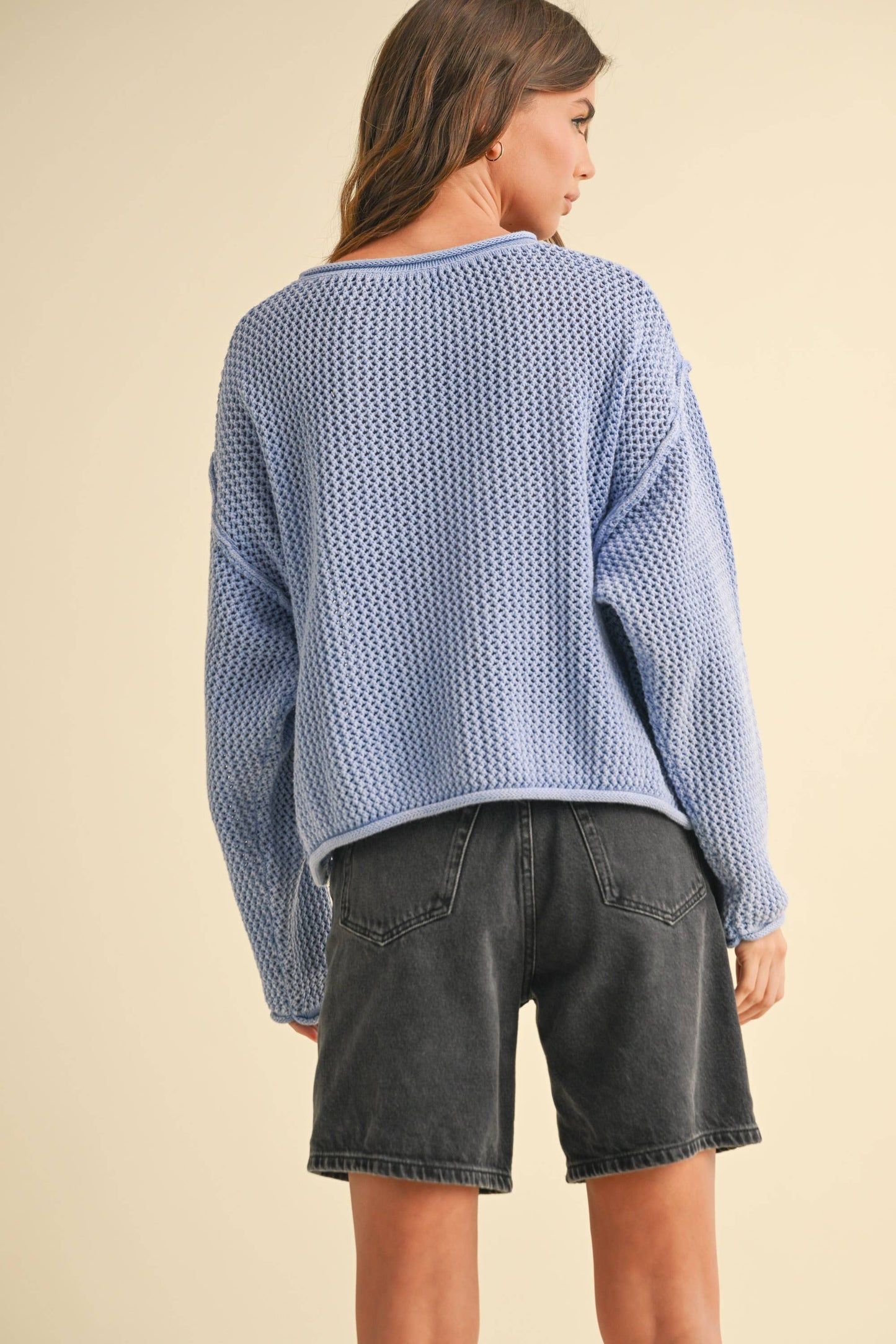 FLAG KNITTED SWEATER TOP