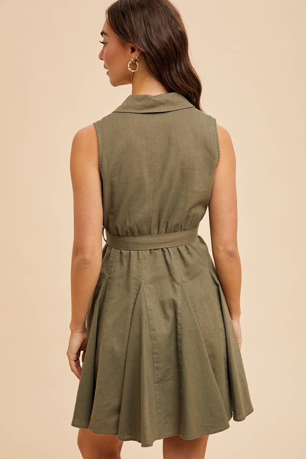 In Loom - SLEEVELESS LAPEL MINI DRESS