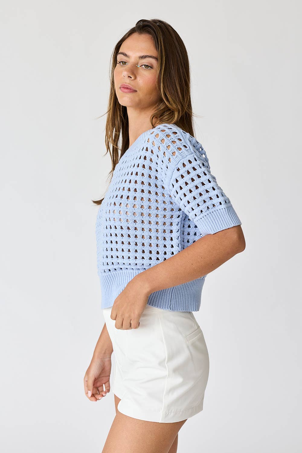 Alina Cropped Crochet Top
