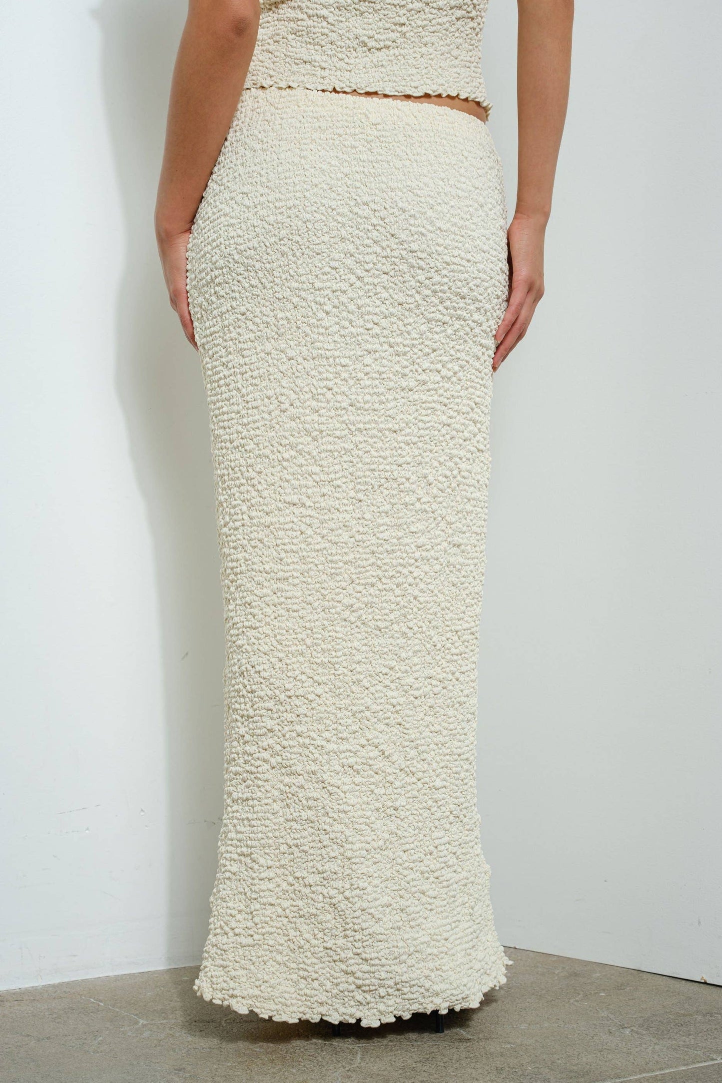 Pretty Garbage - TEXTURED MAXI SKIRT