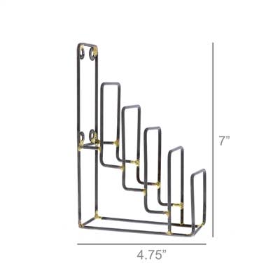 Tiered Metal Display Stand - Natural