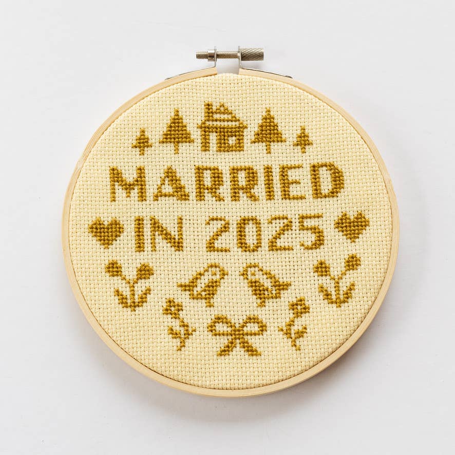 Cotton Clara Craft Kits & Supplies - Married In 2025 Cross Stitch Kit