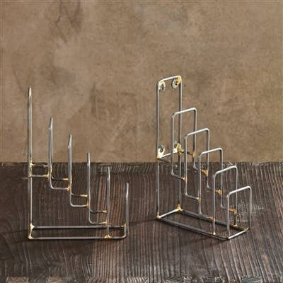 Tiered Metal Display Stand - Natural