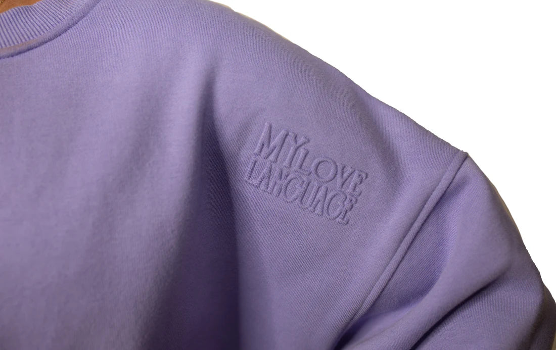 Lilac Crewneck Short Set-Put Me On