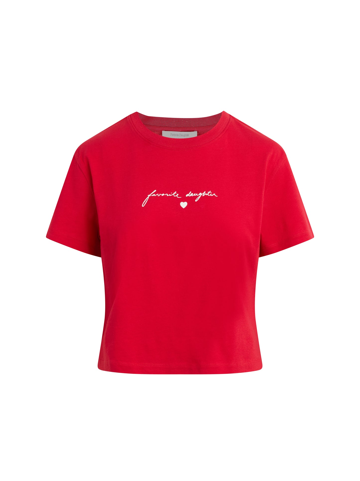 The Cropped Signature Tee Favorite Daughter